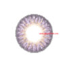 Geo Tri Color violet Circle Lenses