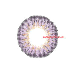 Geo Tri Color violet Circle Lenses