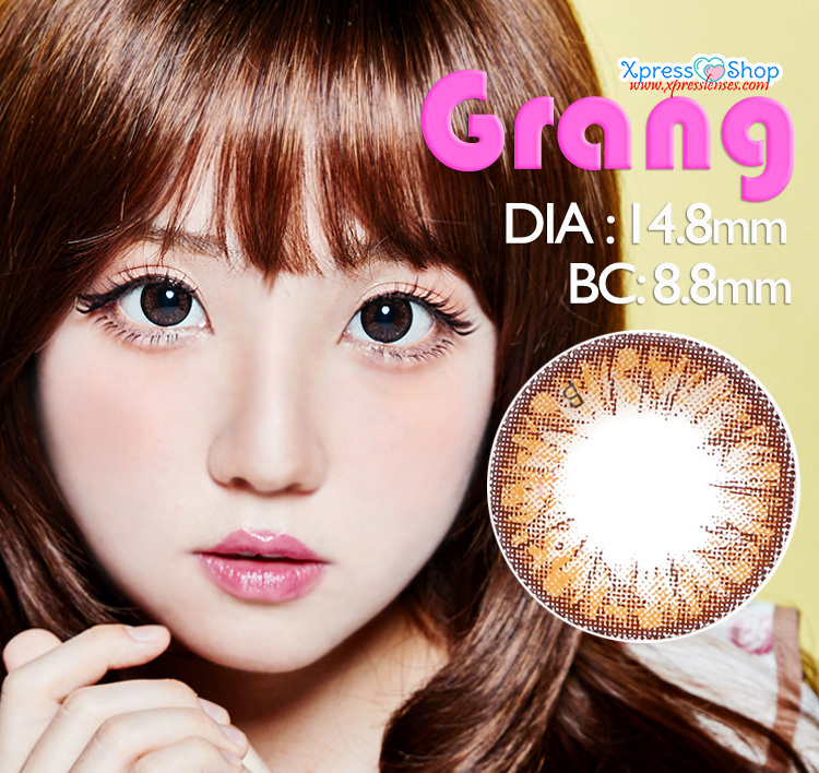 Geo Big Grang Grang Brown Contact Lenses