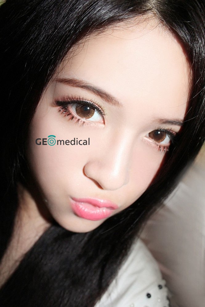 Geo Big Grang Grang Brown Contact Lenses