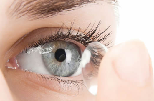 How to Putting in Contact Lenses