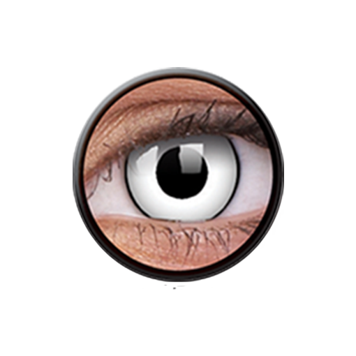 ColourVUE® Daily Disposable Crazy Lens White Zombie